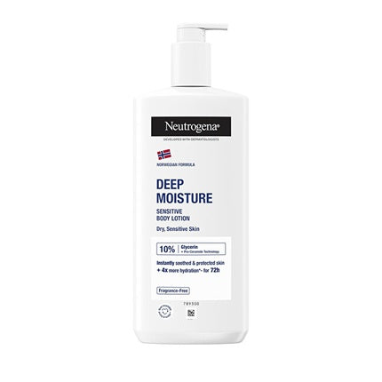 Neutrogena Deep Moisturizing Body Lotion For Sensitive Skin 24 Hours