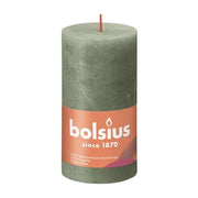 Bolsius Shine Stump Candle 130x68 Fresh Olive
