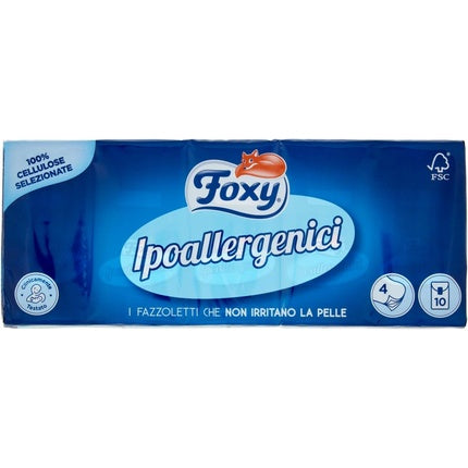 Foxy Hypoallergenic Tissue 9 Packs