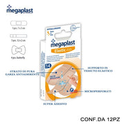 Megaplast Elastic Ml 14 Hand Plasters 3 Cotton Pack Of 14 12 Pieces