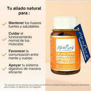 Pure Calcium and Vitamin D Marine Coral Calcium 1000mg with Vitamin D3