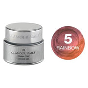 Vip Glamour Color Gel Rainbow 5 5 Milliliters