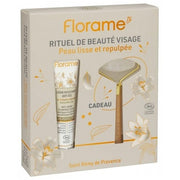 Florame Gift Set Plumping Anti-Aging Cream 40ml with White Quartz Roller