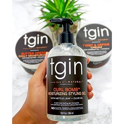 Tgin Curl Bomb Moisturizing Styling Gel for Curly Hair Types 384ml
