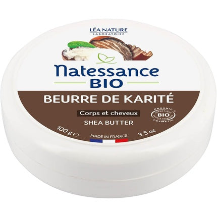Natessance Organic Face, Hair and Body Shea Butter for Women - Protect and Repair