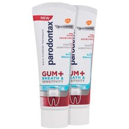 Parodontax Gum Breath Sensitivity Whitening Duo Toothpaste