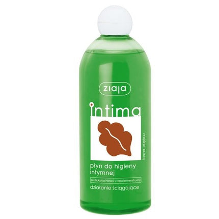 Ziaja Intima Intimate Hygiene Liquid Oak Bark 500ml - Long Expiry Date