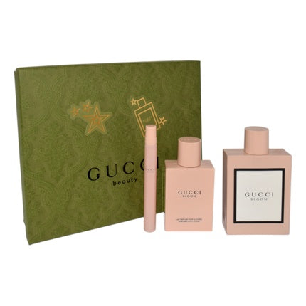 Gucci Bloom Set Eau De Parfum 100ml Body Lotion 100ml Pen Spray 10ml