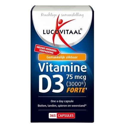 Lucovitaal Vitamin D3 75 Micrograms Forte