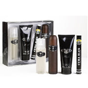 Cuba Original Cuba Black Gift Set - Includes 100ml Edt Spray, 35ml Edt Spray, 200ml Shower Gel, And 100ml After Shave Spray