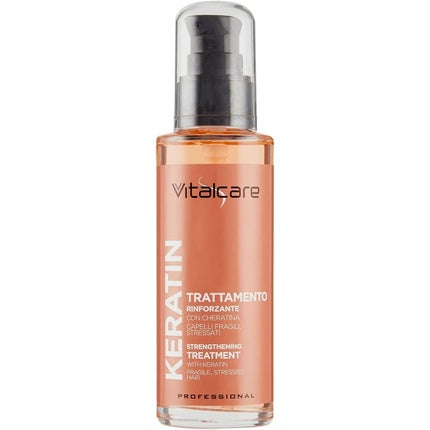 Vitalcare Keratin Strengthening Treatment for Brittle and Shrunken Hair with Keratin 100ml