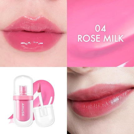 Amuse Jel-Fit Tint 12-Hour Lasting Jelly-Like Texture Moisturizing Lip Stain