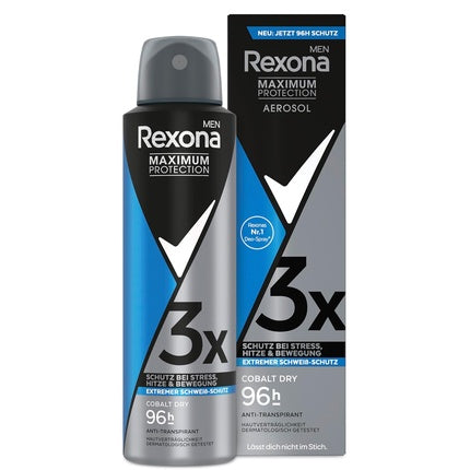 Rexona Men Maximum Protection Deodorant Spray Cobalt Dry Antiperspirant 150ml