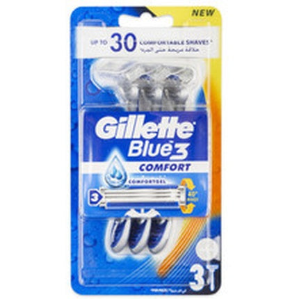 Gillette Blue 3 Comfort Disposable Razors 12 Pieces