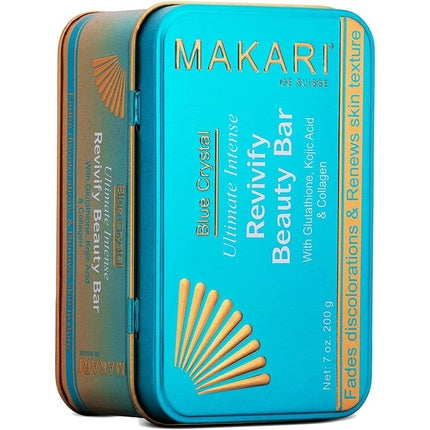 Makari Blue Crystal Revivify Beauty Bar Soap 7oz Lightening and Brightening