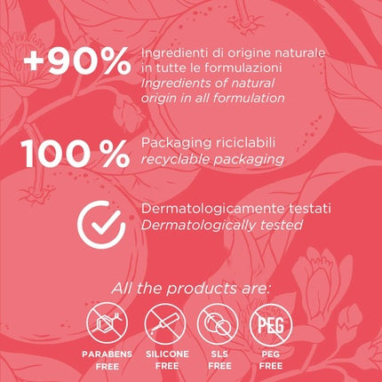 Naturaverde Upcycling Grapefruit Face Cleanser with Grapefruit Extract, Vitamin C, and Hyaluronic Acid 150ml