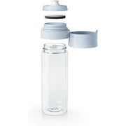 BRITA Model Vital Water Filter Bottle Light Blue 600ml Including 2 MicroDisc Filters - Practical Water Bottle with Water Filter for Travel Filters Chlorine & Bacteria When Drinking/Dishwasher Safe