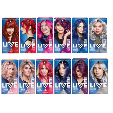 Schwarzkopf Live Urban Metallics Lift Permanent Hair Dye Color Cream
