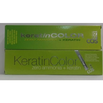 bbCOS KERATIN COLOR Professional Hair Color Cream With Zero Ammonia 3.4 oz