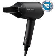 Rowenta CV1801 Express Style Hair Dryer 1900 Effiwatt 2 Settings Powerful with Cold Air Button 1.8m Cord Compact and Ultralight Design Black