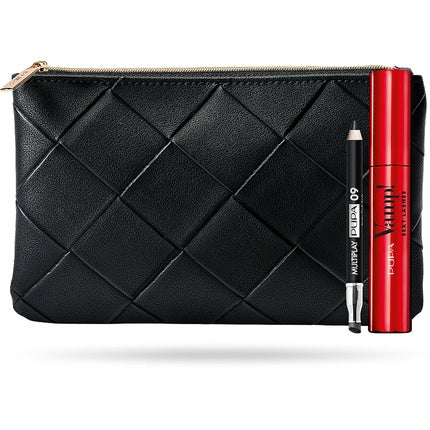 Pupa Multiplay Double-Ended Eyeshadow Kajal Eyeliner 2-In-1 09 Deep Black And Vamp Sexy Lashes Paraben-Free Mascara 001 Black - 12 G And 12 Ml