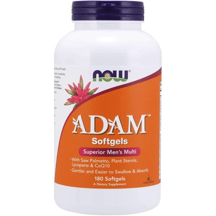 Now Foods Adam Superior Softgel Multivitamin for Men 180 Capsules
