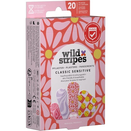Wild Stripes Classic Sensitive Pastel Fun Hypoallergenic Plaster Set