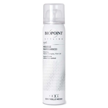 Biopoint Hair Foam 75ml Revitalizing Curls Mini Size