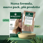 Herbatint Permanent Hair Color 8N Light Blonde 170ml