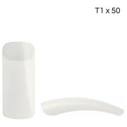 Xanitalia Pro Xan Pro Natural Square Tips With Long Band Size 1 - 50 Pieces