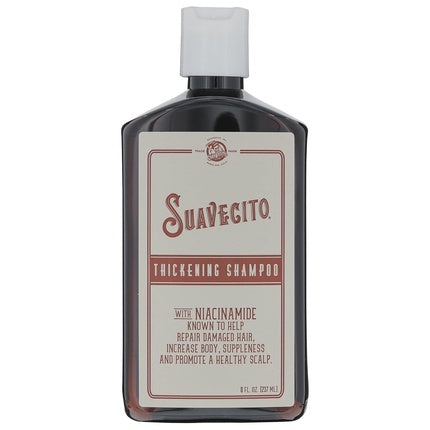 Suavecito Hair Thickening Shampoo with Niacinamide for Thinning Hair - Vitamin