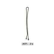 Xanitaliapro Record Life Hair Clips Smooth Black 5cm 20 Pieces