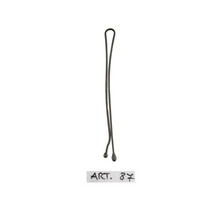 Xanitaliapro Record Life Hair Clips Smooth Black 5cm 20 Pieces