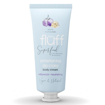 Fluff Body Cream Nourishing Cream With Plums In Chocolate 150ml