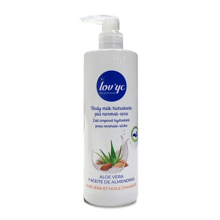 Lovyc Lovyc Aloe Vera And Almond Body Milk For Normal To Dry Skin 400ml