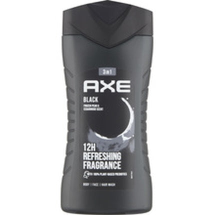 Axe Shower Gel Black 250ml Body Face And Hair Wash