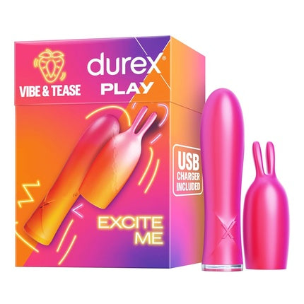 Durex Play Vibe & Tease 2 In 1 Vibrator
