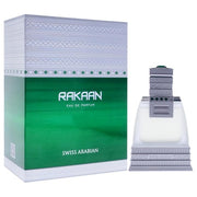 Swiss Arabian Rakaan Eau De Parfum for Men 50ml Intense Woody Fragrance