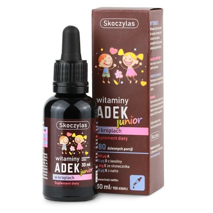 Skoczylas Vitamin Adek Junior Dietary Supplement In Drops 30ml