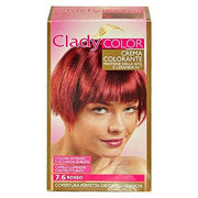 Clady Permanent Oxidizing Hair Color Cream No. 7.6 Red