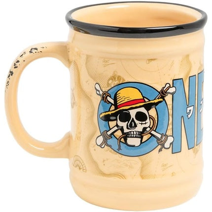 One Piece Official Licensed Netflix Ceramic Mug - Pirate Decor and Gift