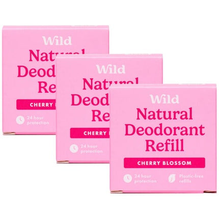 Wild Refill Deodorant Block Cherry Blossom 40g