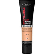 infaillible 24H matte cover foundation #145-rose beige  30ml