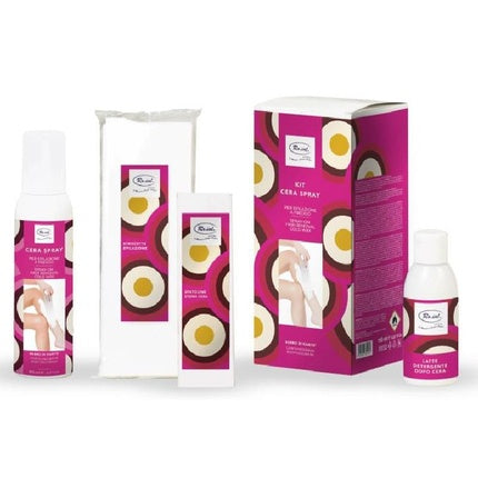 Roial Bubble Wax Cold Spray Depilatory Wax for Normal Skin with Shea Butter