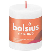 Bolsius Bolsius Shine Stompkaars Cheroot Candle 80x68 Cloudy White Ivory