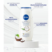 NIVEA Coconut & Jojoba Oil Care Shower 250ml