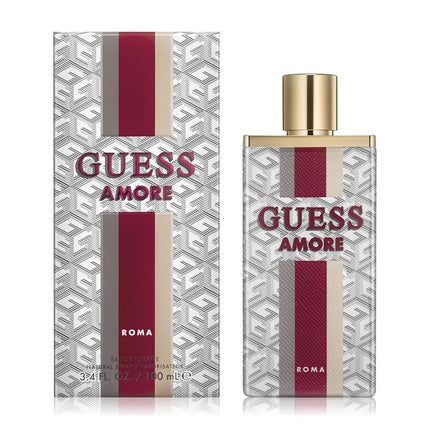 GUESS Amore Roma Eau de Toilette for Women and Men Genderless Unisex Perfume Spray 3.4 Fl. Oz.