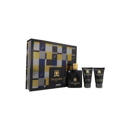 Trussardi Uomo Tweed Weekend Eau De Toilette 50ml Set With Shower Gel 30ml And Aftershave Balm 30ml