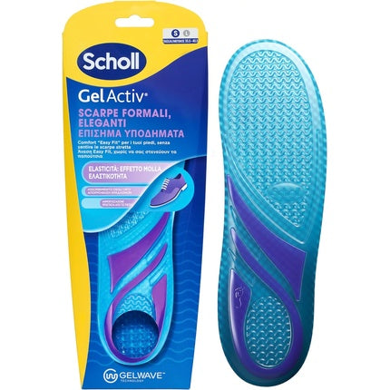 Scholl GelActiv Insoles for Formal and Elegant Shoes with GelWave Shock Absorbing Technology Size S
