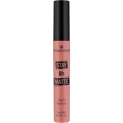 Essence Stay 8h Matte Liquid Lipstick Mask-Safe No. 02 Duck Face Vegan Alcohol-Free Paraben-Free 3ml